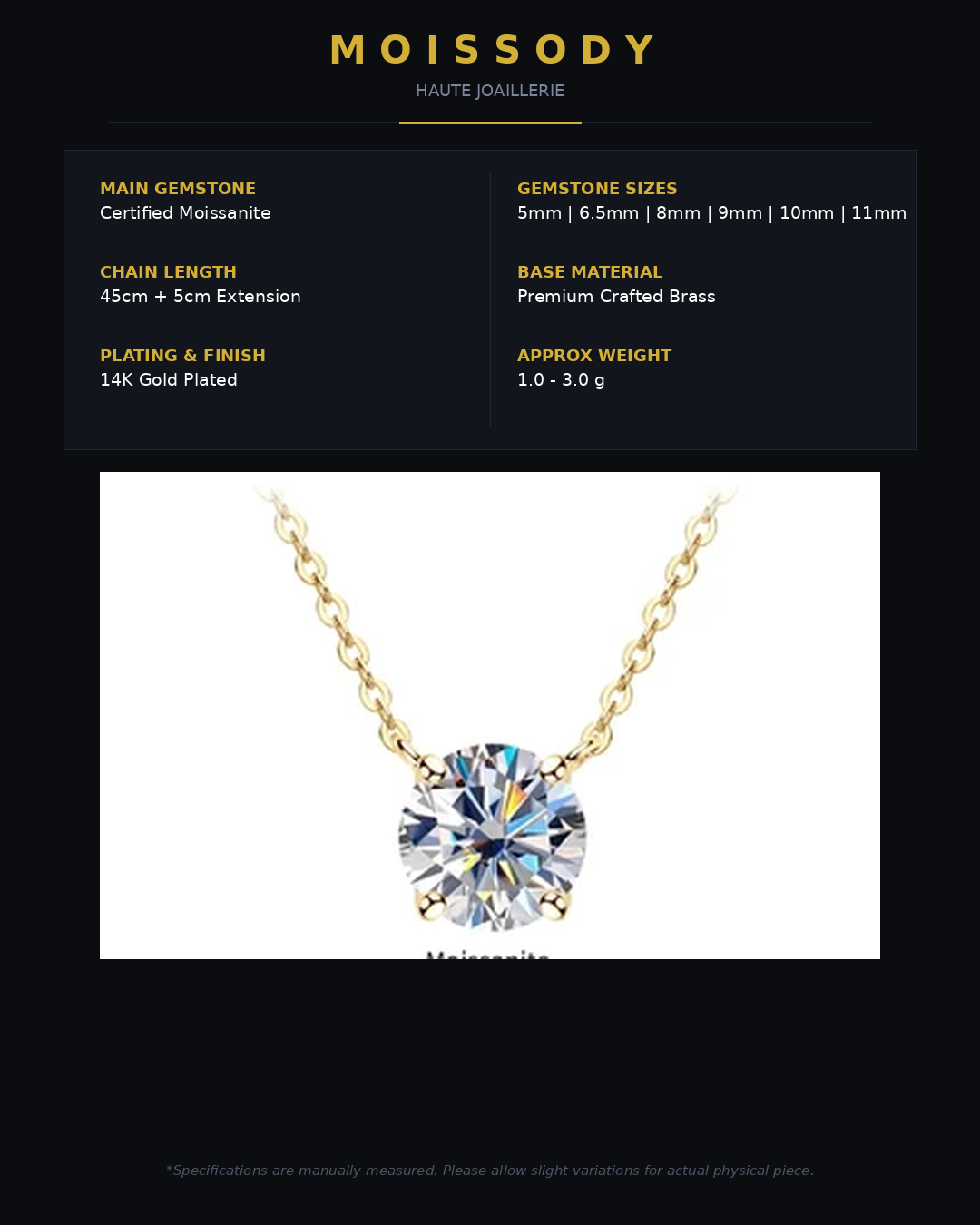 Moissody Celestial Pendant