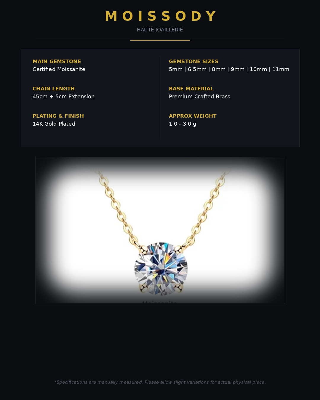 Moissody Celestial Pendant