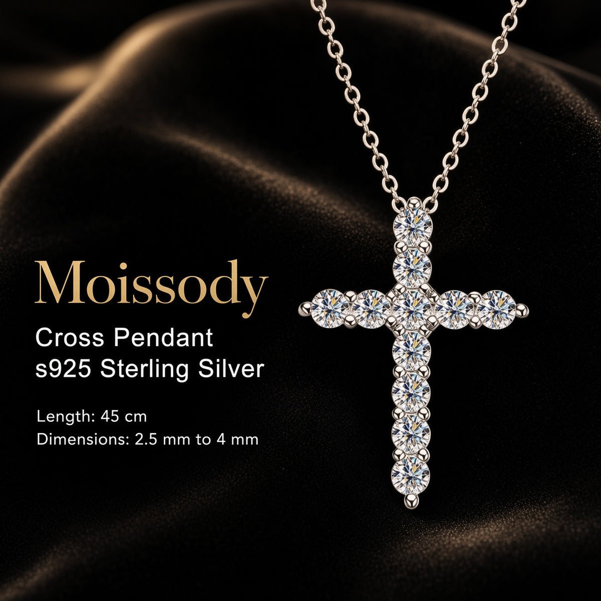 Faith Cross Pendant Moissody