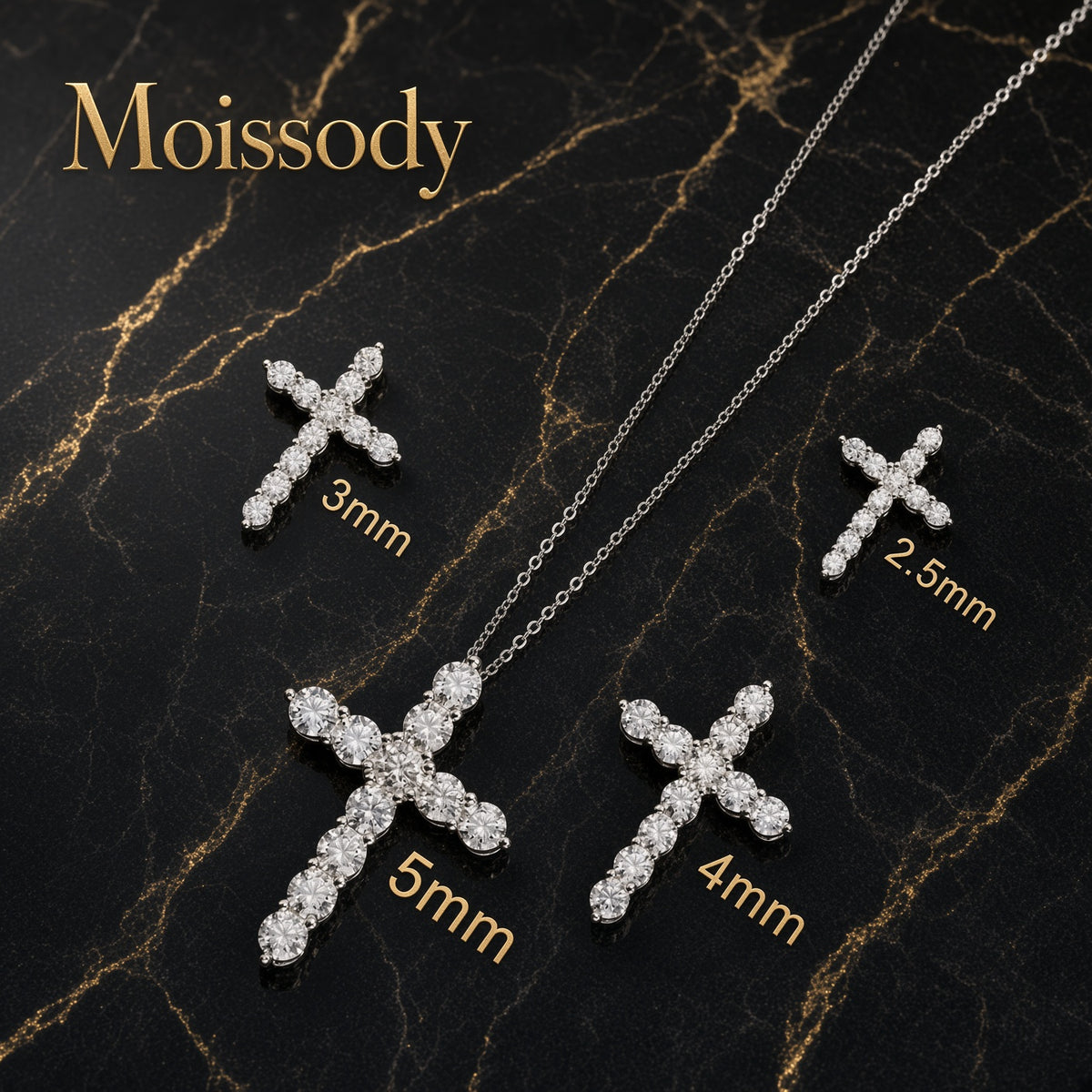 Faith Cross Pendant Moissody